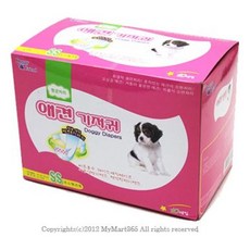 104 디더블유 / 항균 애견용 기저귀 초소형견용 10매입 산책 대소변 외출패드 외출기저귀 기저귀/팬티/매너벨트, 단일 수량
