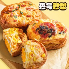쫀득란빵 쫀득계란빵 3종세트 (페퍼로니피자+콘치즈+대파베이컨), 9개, 80g