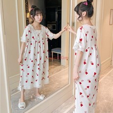 리앤킴 임부복 반팔 빅사이즈 잠옷 원피스 WA2469