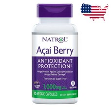 나트롤 아사이 베리 열매 분말 1000 mg 75정 AcaiBerry, 1개