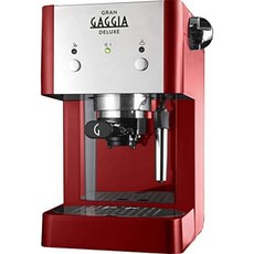 Gaggia 그랜가찌아 디럭스 RI8425 포터필터 머신 이태리 에스프레소 머신 레드, 1개