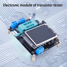 GM328 트랜지스터 테스터 LCR 다이오드 커패시턴스 ESR 전압 주파수 계량기 PWM GM328A 구형파 발생기 C 타입 충전, 1개