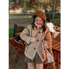 양모리버시블하프코트