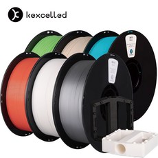켁셀드 ABS 필라멘트 고속 3D프린터 저수축 FILAMENT 1.75mm 1kg, 그린