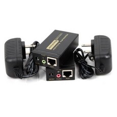 [해외] REDAMIGO 1 M HD 1080 P VGA UTP EXTENDER 1X1 분배기 (프로젝터 HDTV PC VE1 용 3.5MM 오디오 RJ45CAT5E6 이더넷 케이, BLACK 100m