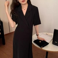 로로희 톰보이 김남주 딘트 캐주얼 슈트 A라인 하객원피스