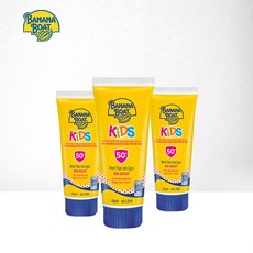[바나나보트] 키즈 선크림 SPF50+ 200ml 튜브 x3, 3개