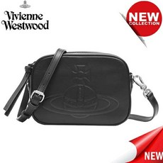 비비안 웨스트우드 비딱하게 걸이 가방 VIVIENNE WESTWOOD ANNA 43030037 CAMERA BAG N201 BLACK 41023카, 단일상품