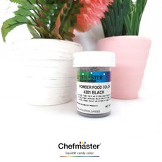 꼬미상점 셰프마스터 지용성 파우더 식용색소 3g 블랙, powder brown3g