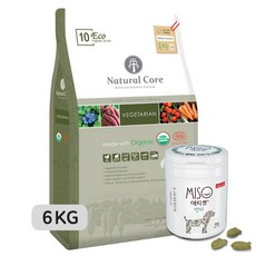 네츄럴코어 에코10베지테리언6kg(야채사료)+미소캔디1종, 6kg, 1개입