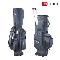 OGIO 콘보이 바퀴형 캐디백 네이비, 단품