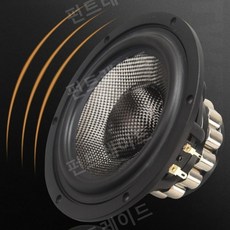 HI-END 6.5인치 8인치 네오디뮴 미드우퍼 스피커 유닛, 네오디뮴 자석 버전 6.5인치 T6-182N, 1개