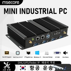 미니PC 팬리스 MSECORE-MK600 인텔 코어 i3 i5 i7 산업용 미니 PC 윈도우즈 10 데스크탑 컴퓨터 휴대용 HTPC 6 * COM 2 LAN WiFi HD VGA, [01] i3 5005U 6 COM, [07] 16G RAM 256G SSD