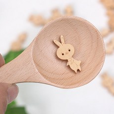 [펠트친구] 버니 나무단추(6개)/나무단추/토끼단추/단추쇼핑몰/부