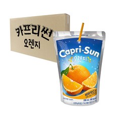 농심 카프리썬 오렌지, 200ml, 통영