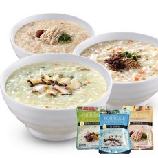 CS003 서울마님죽 미니참전복죽+한우소고기죽+영양닭죽 set, 1세트(3개입), 1