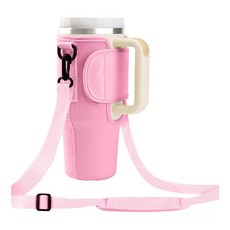 씨오브비 스탠리 호환용 텀블러 파우치 1200ml, 버블핑크, 1개