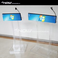 대학단상 3D디지털아크릴단상 강연대 사회자단상 대여 2인용 발언대 행사단상