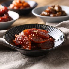 전라도 순창 고추장 양념 감 장아찌 100% 우리농산물 전통식품 반찬, 2통, 500g