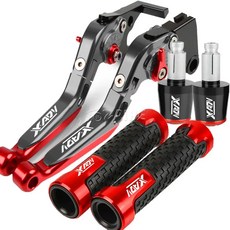  자전거핸들가방 자전거가방 혼다 XADV750 XADV X-ADV X ADV 750 오토바이 CNC 브레이크 클러치 레버 핸들 그립, [04] XADV750 - 
