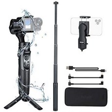 Hohem Action Camera Gimbal Stabilizer iSteady Pro2 Kit with Phone Holder Extension Rod 3 Axis IP64, One Color_One Size, 상세 설명 참조0, 상세 설명 참조0