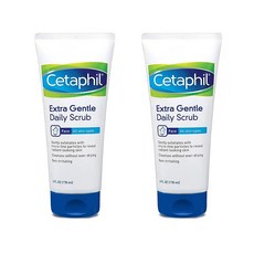 세타필 Cetaphil Extra Gentle Daily Scrub 엑스트라 젠틀 데일리 스크럽 각질 제거 6oz(178ml) 2팩, 178ml