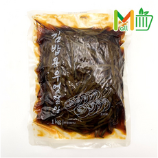 MMMALL 코우 김밥용 절임 우엉 (4mm) 김밥재료 조림우엉, 1개, 1kg