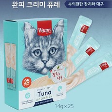고양이사료 고양이대용량사료 간식 완피 고양이전연령사료, 스쿠팡 퓨레25p참치와대구