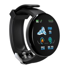 D18 1.3In 지능형 시계 스포츠 방수 Smartwatch, 블랙