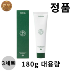 티타트 불소 함유 치약 더블 증정 기획, 3개, 180ml