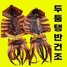감명밥상 동해 두툼탱 반건조 오징어 쫄깃탱 쫄쫄이 에어프라이어, 1개, 두툼탱 반건조오징어 10미(1.2kg내외)