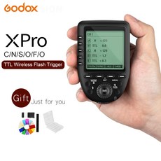 Godox 캐논 호환 니콘 호환 소니 호환 후지 올림푸스 펜탁스용 TTL 무선 트리거 송신기 Xpro-C Xpro-N Xpro, 04 Xpro-F for Fuji, 1개
