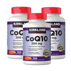 Kirkland 커클랜드 코큐텐 300mg 100정 3병