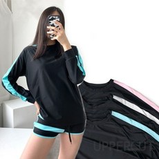 UPPERCUT 루즈핏 래쉬가드 상의 빅사이즈 가오리핏 오버핏 남여공용 비치웨어