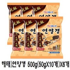 해태제과 연양갱, 500g, 6개