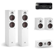 야마하 RX-V385 + 달리 Spektor 6 5채널(Spektor 2) 홈시어터 홈시네마, 월넛