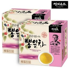 [쌍계명차 본사공식] 김동곤 명인이 만든 100%국산 뽕잎차 1.0g 80티백