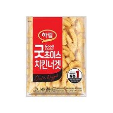 하림 굿초이스치킨너겟 1kg 2팩, 2개 - 뽀로로치킨너겟