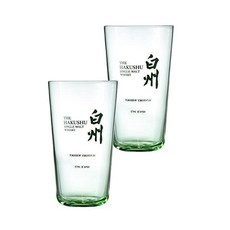 산토리 하쿠슈 하이볼잔 텀블러 340ml 2개 세트 이자까야 언더락 싱글몰트 위스키잔