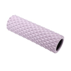 파도꾼 라운드형 미니 돌기 폼롤러 슬림 마사지 소프트 폼롤러, Purple(45cm), 1개