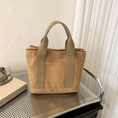 Z3JC 캔버스 토트백 여 대용량 파우치 천장 가방 클러치