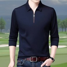 데이플로우 방풍 기모 남성 골프웨어 PK 카라 긴팔 티셔츠