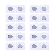핸드백 의류용 보이지 않는 봉제 마그네틱 스냅 자석 파스너 10세트, 15, 10개