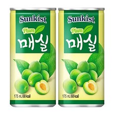 썬키스트매실175ml 60캔 매실주스, 175ml, 60개