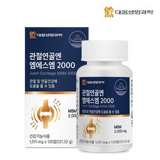 대웅생명과학 관절연골엔 엠에스엠 2000, 120정, 1개