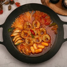 올림비책 얼큰 모듬 손만두전골 440g 1팩 (1~2인분) 홈파티 간편조리 밀키트, 1개