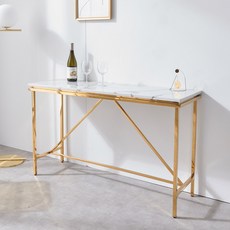 골드 대리석 아일랜드 식탁 카페 홈카페 거실 홈바 높은 바테이블, 넬리아 대리석 로즈골드 홈바테이블