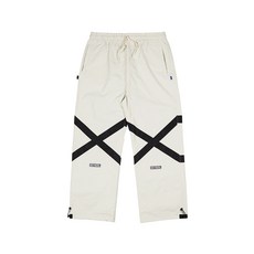 비에스래빗 2223 BSRABBIT NEW POT-X REFLECTIVE TRACK PANTS CREAM 스노우 보드복 팬츠 바지