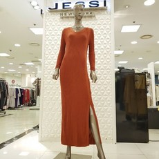 제시뉴욕 NC08 니트 골지 롱 원피스 J885NSKA4990