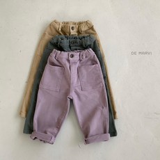 [뉴코아 괴정] 키즈/주니어 부드러운 공용 면바지 마르비 멜스판팬츠